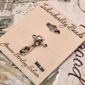 Individuality bead sterlingsilver crystal flip flo